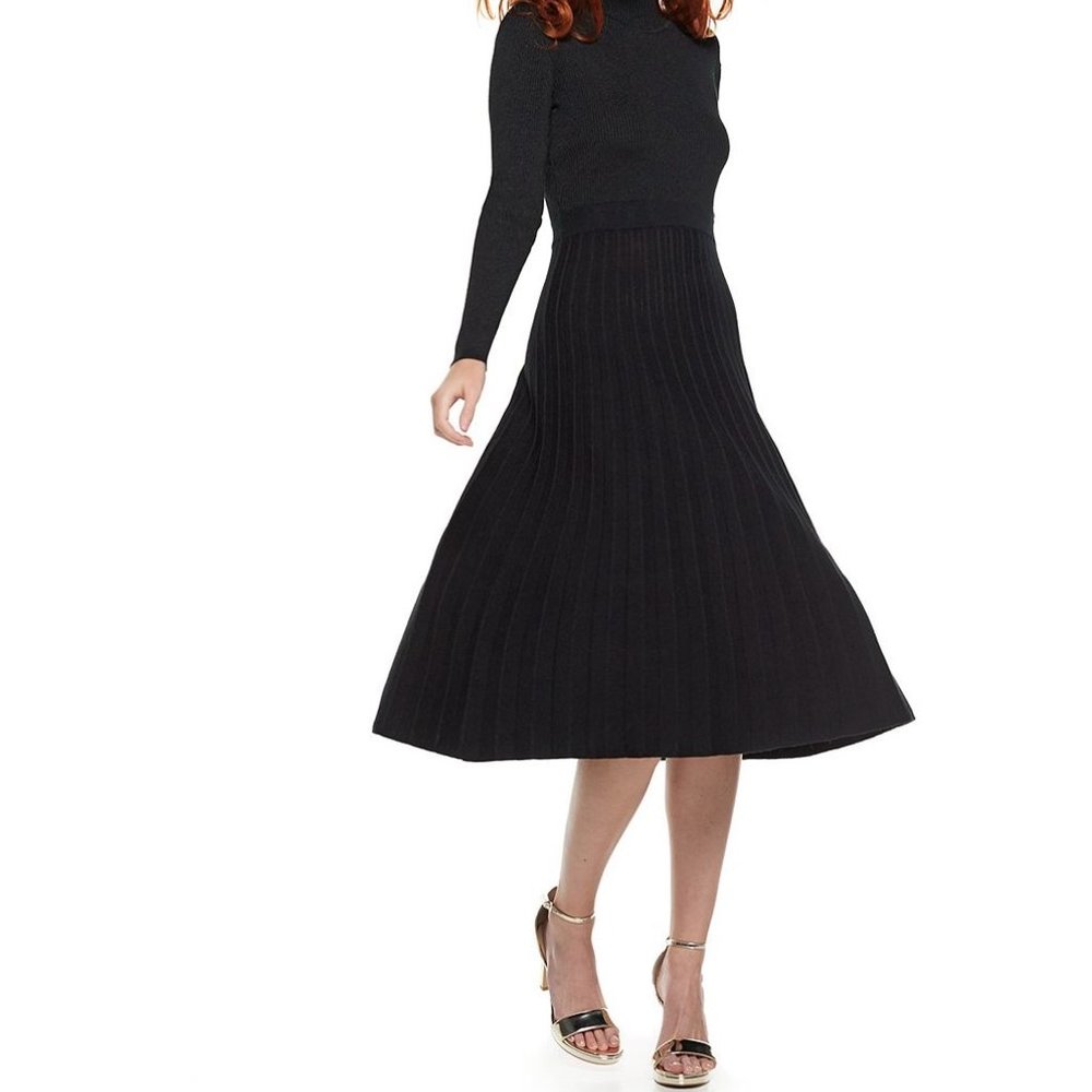 NWT Classy Sweater Dress With Metallic Thread